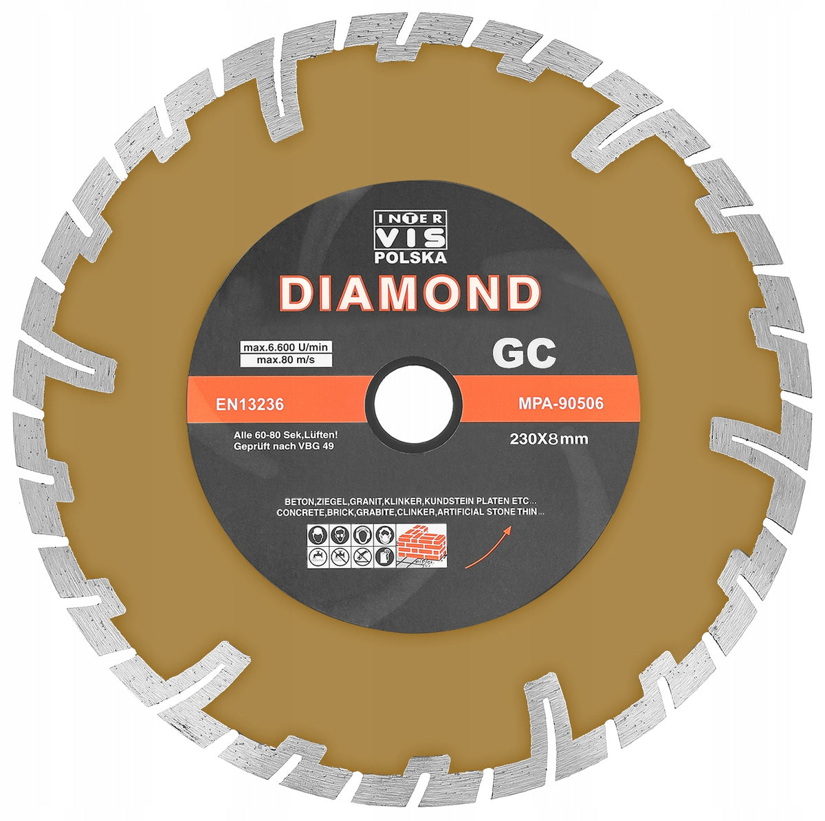DIAMOND BLADE 230 x 22,2 DEEP CUT POWER