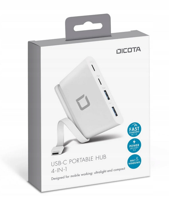 DICOTA USB-C Portable Hub 4-in-1