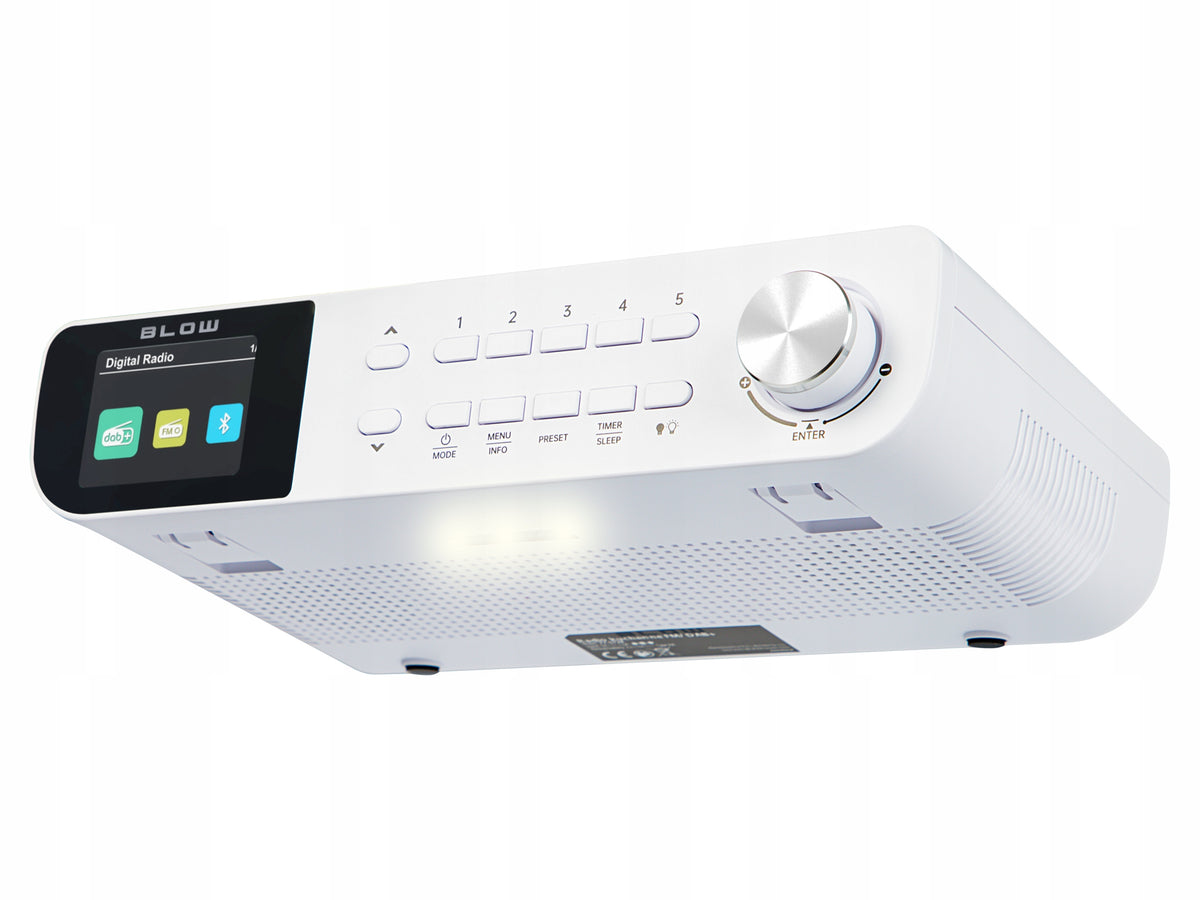 DIGITAL KITCHEN RADIO UNDER CABINET SUSPENDED FM/DAB+ BLUETOOTH FLASHLIGHT Packaging status original