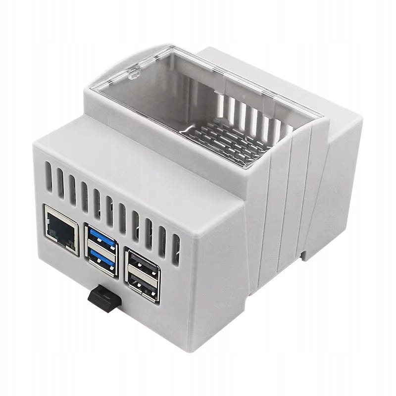 DIN rail housing for Raspberry Pi 5 ABS Packaging status original