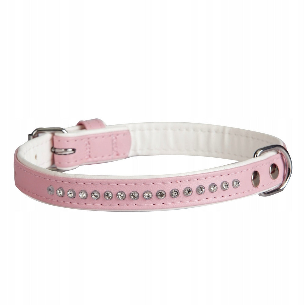 DINGO DECORATIVE DOG COLLAR GLAMOR 1.6X35 PINK
