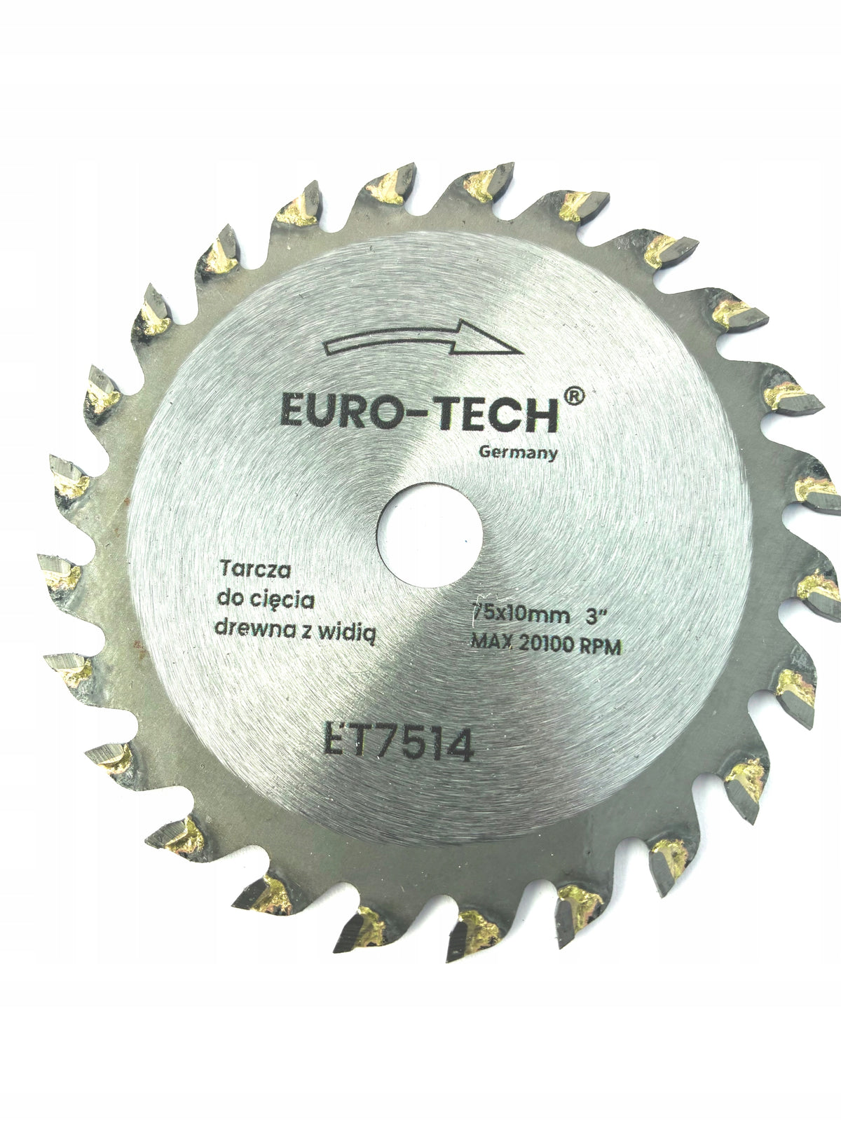 DISC FOR MINI ANGLE GRINDER FOR WOOD 75x10mm