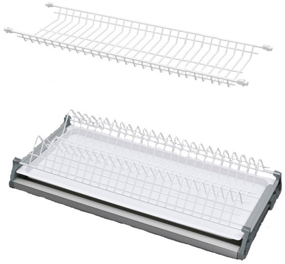 DISH DRAINER DRYER RACK 50CM WHITE