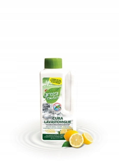DISHWASHER CLEANER VEGAN LEMON ECOLABEL, 250ML, GREEN EMOTION
