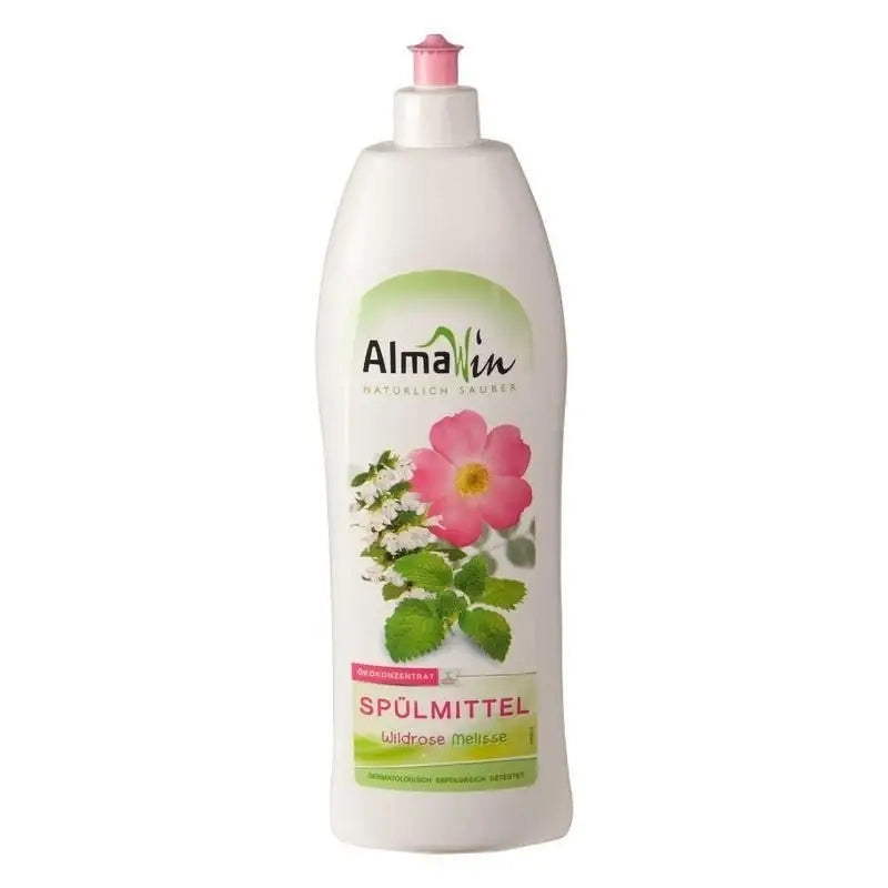DISHWASHING LIQUID WILD ROSE - LEMON BALM (CONCENTRATE) ECO 1 L - ALMAWIN