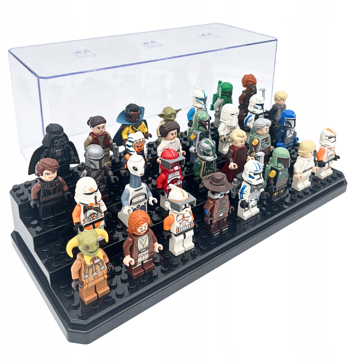 DISPLAY CASE FOR LEGO FIGURINES LARGE COLLECTOR'S DISPLAY CASE FOR BLOCKS Packaging status original
