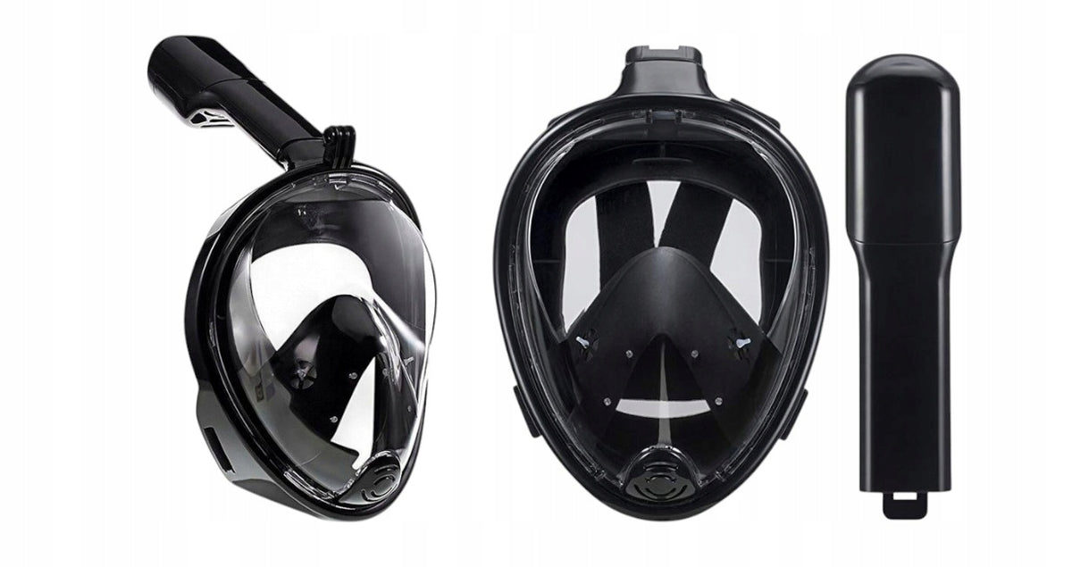 DIVING MASK FULL FACE FOLDING SET FOR SWIMMING ANTIFOG S/M Packaging status original