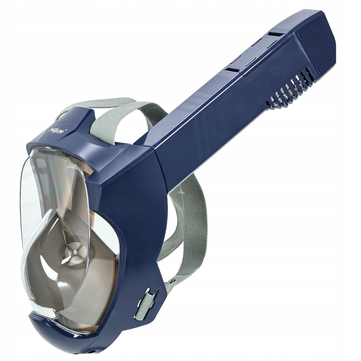 DIVING MASK SNORKELING FULL FACE PANORAMIC FOR WATER L/XL PRO Color blue