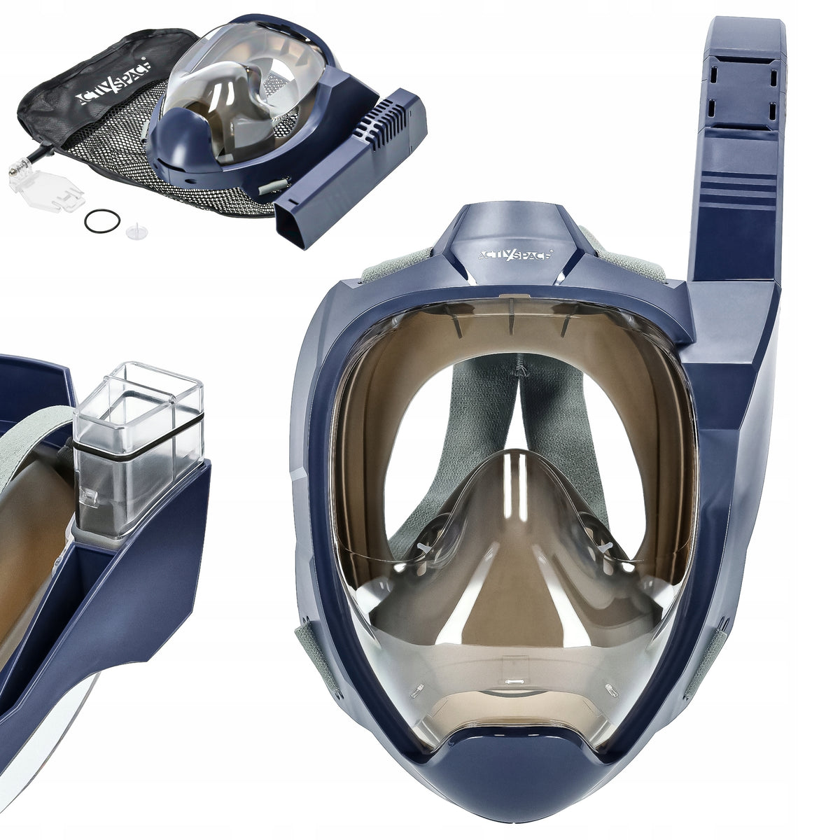 DIVING MASK SNORKELING FULL FACE PANORAMIC FOR WATER L/XL PRO