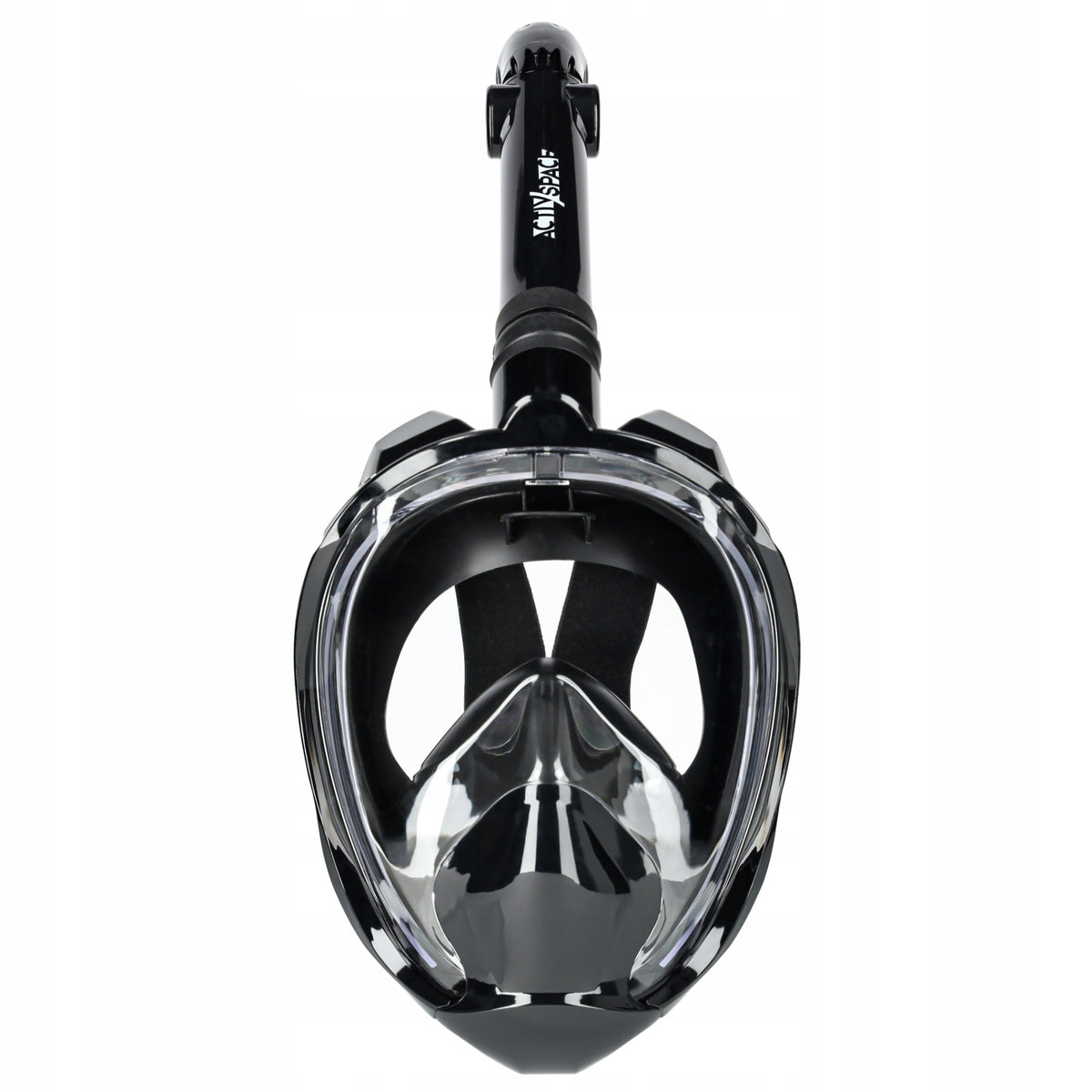 DIVING MASK WITH FOLDING TUBE FULL FACE PANORAMIC DRY TOP S/M Color black