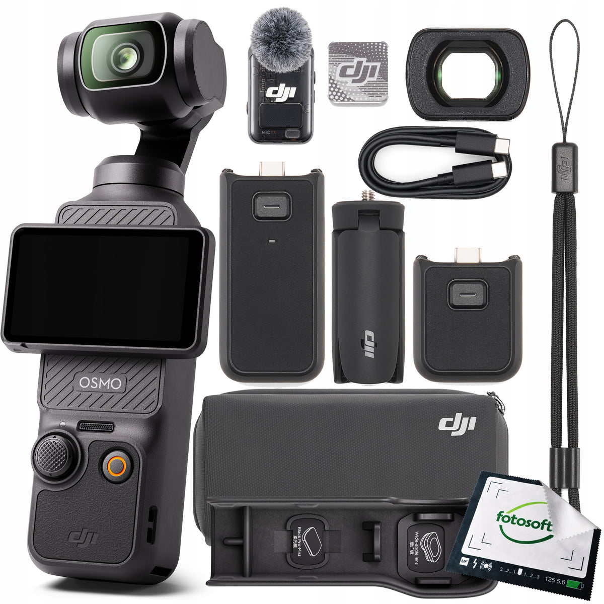 DJI OSMO POCKET 3 CREATOR COMBO CAMERA VLOG VIDEO POCKET 4K + FREEBIE