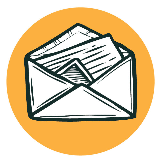 DL ENVELOPES WITH PRINT - 1000 pcs
