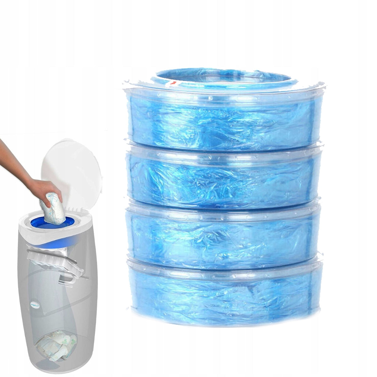 DO Angelcare Diaper Container Cartridge 4 Pack