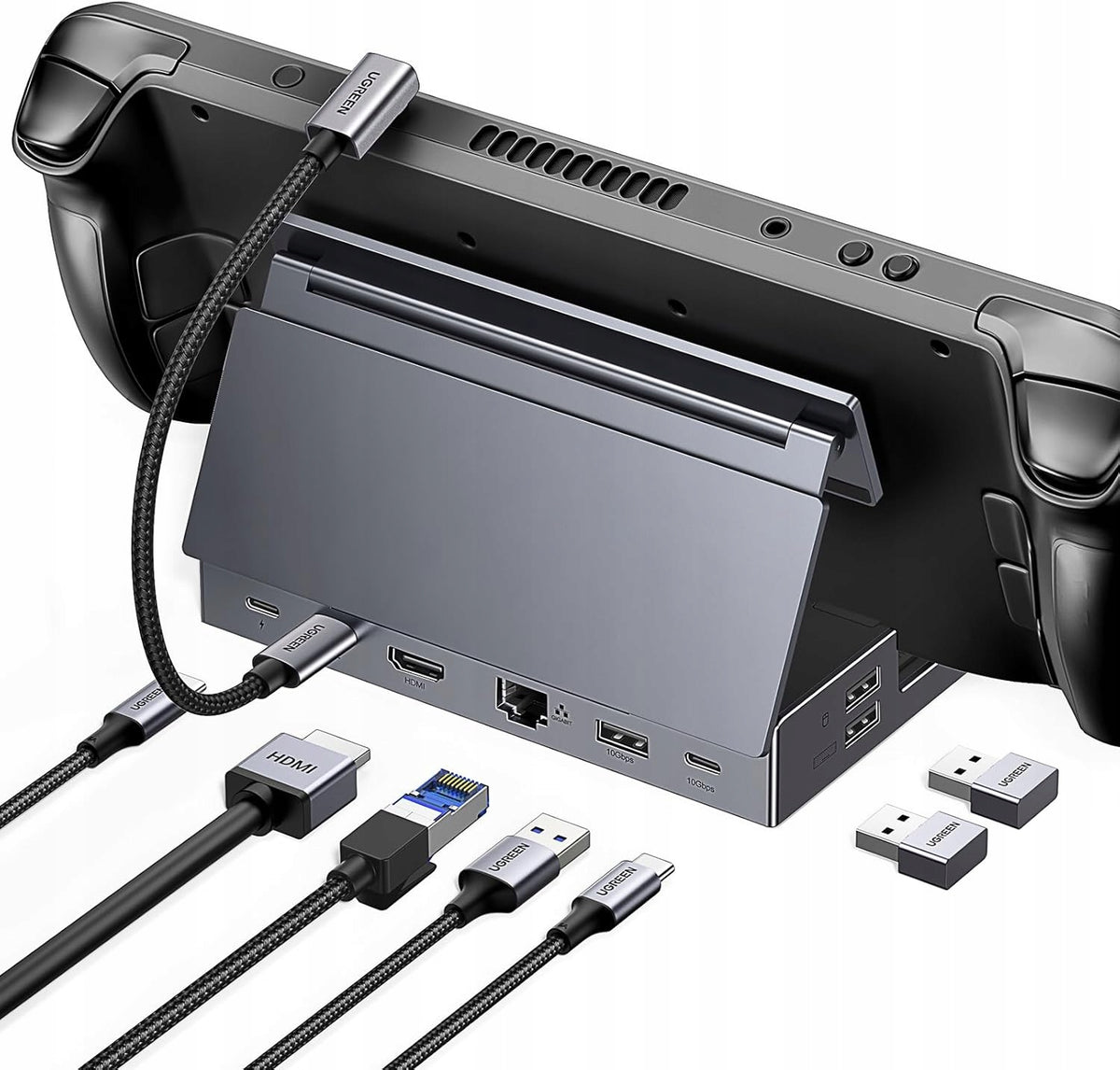 DOCKING STATION 9W1 4K 60HZ USB 3.2 10GBPS PD 100W ETHERNET