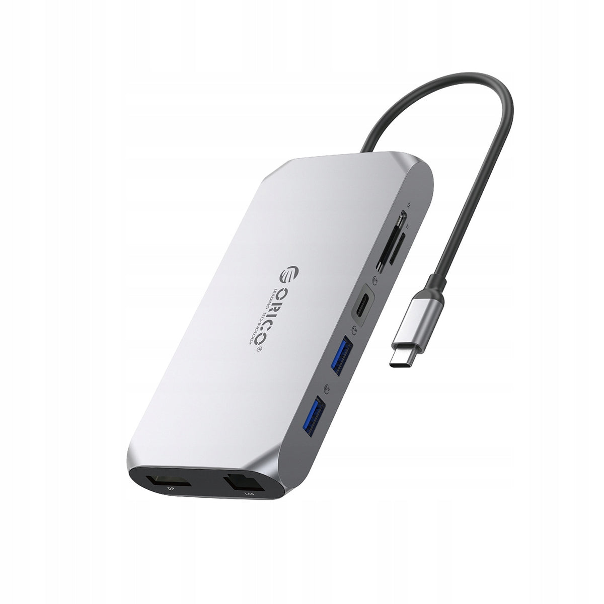 DOCKING STATION ORICO USB-C 12IN1 HDMI 4K 60HZ DISPLAYPORT RJ45 PD100W USB-A Packaging status original