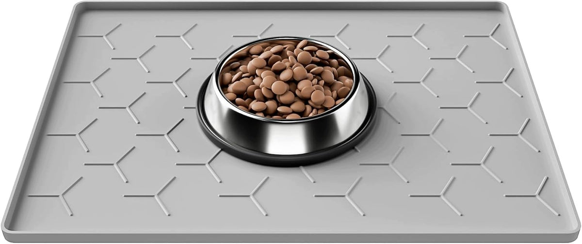 DOG AND CAT FOOD MAT SILICONE WATERPROOF NON-SLIP