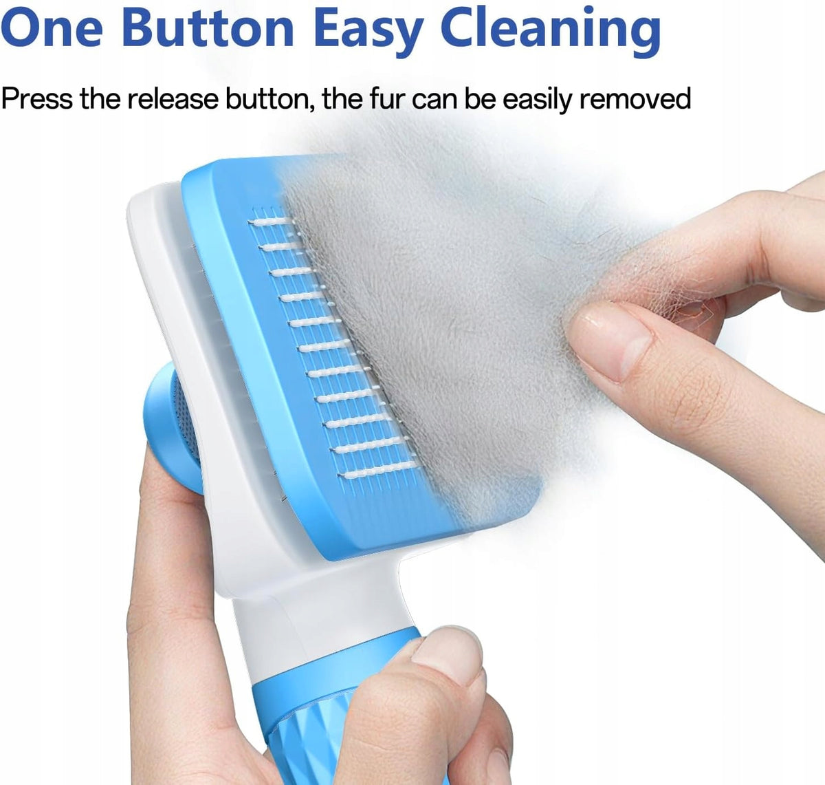 DOG AND CAT GROOMING BRUSH REMOVES LOOSE HAIR AND DIRT Brand ACE2ACE