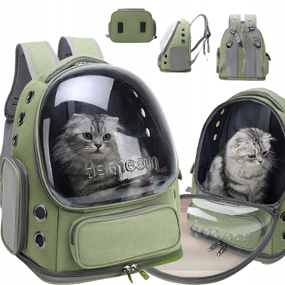 DOG CAT BAG ANIMAL TRANSPORT BOX TRANSPARENT BACKPACK