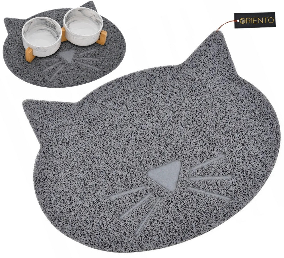 DOG CAT BOWL PAD WATERPROOF NON-SLIP MAT 43 x 38 CM