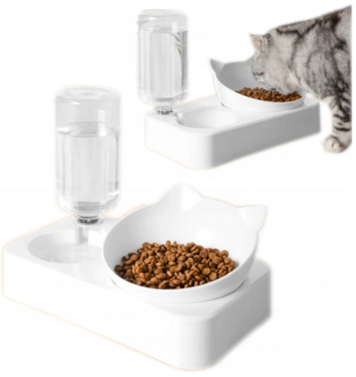 DOG CAT WATER DISPENSER BOWL ON STAND