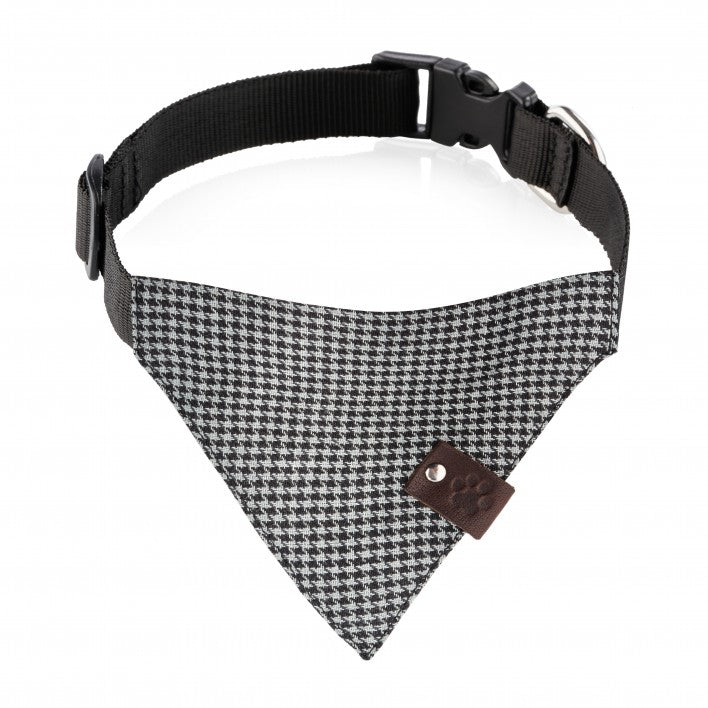 DOG COLLAR SIZE. L WITH BANDANA IN PETSOME PEPITKA