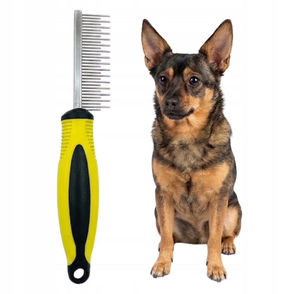 DOG COMB FOR COMBING HAIR LONG SHORT TWO-STAGE STEEL