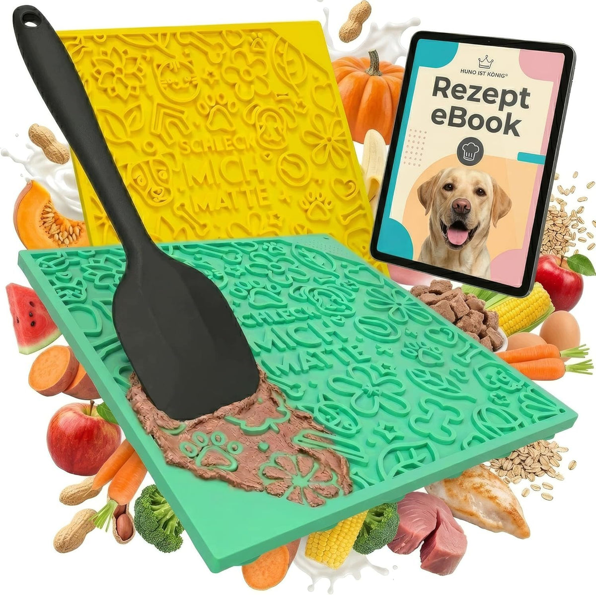 DOG DRAIN MAT 22X22 SUCTION CUPS SILICONE 2 PIECES