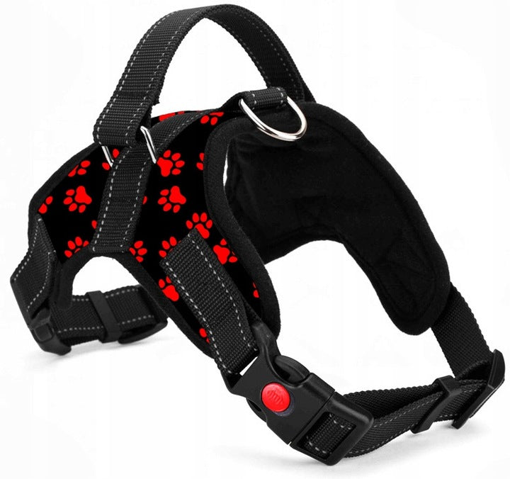 DOG HARNESS COMFORTABLE LIGHTWEIGHT DURABLE ADJUSTABLE DURABLE SIZE M
