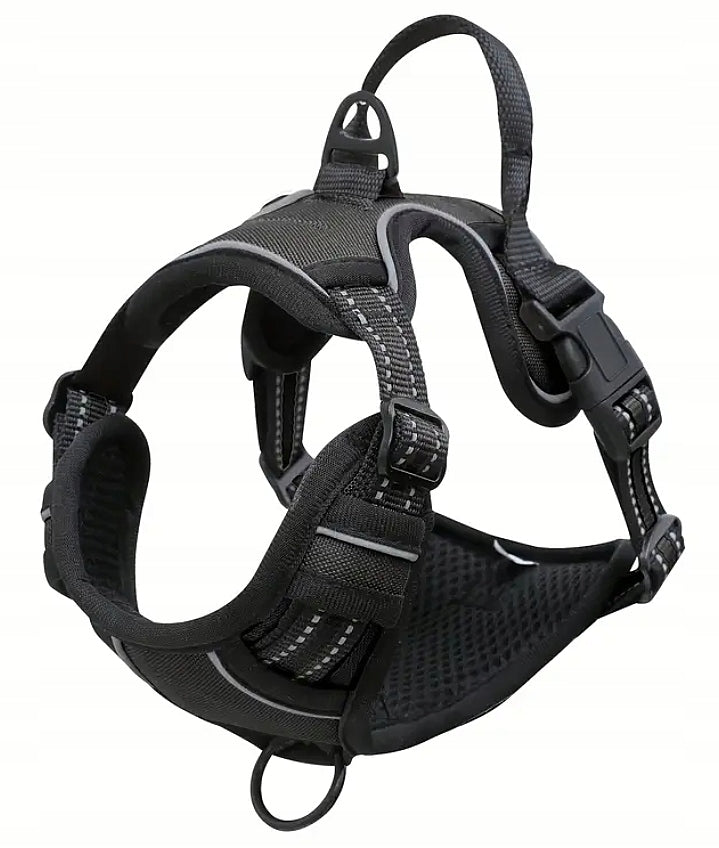 DOG HARNESS STRONG REFLECTIVE ADJUSTABLE PRESSURE-FREE M Manufacturer code Szelki bezuciskowe dla psa