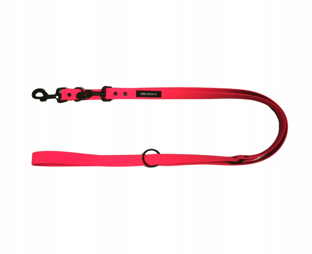DOG LEASH NELSON-X PVC BIOTHANE 2 M/1,5 CM MINI BLACK APPROX.