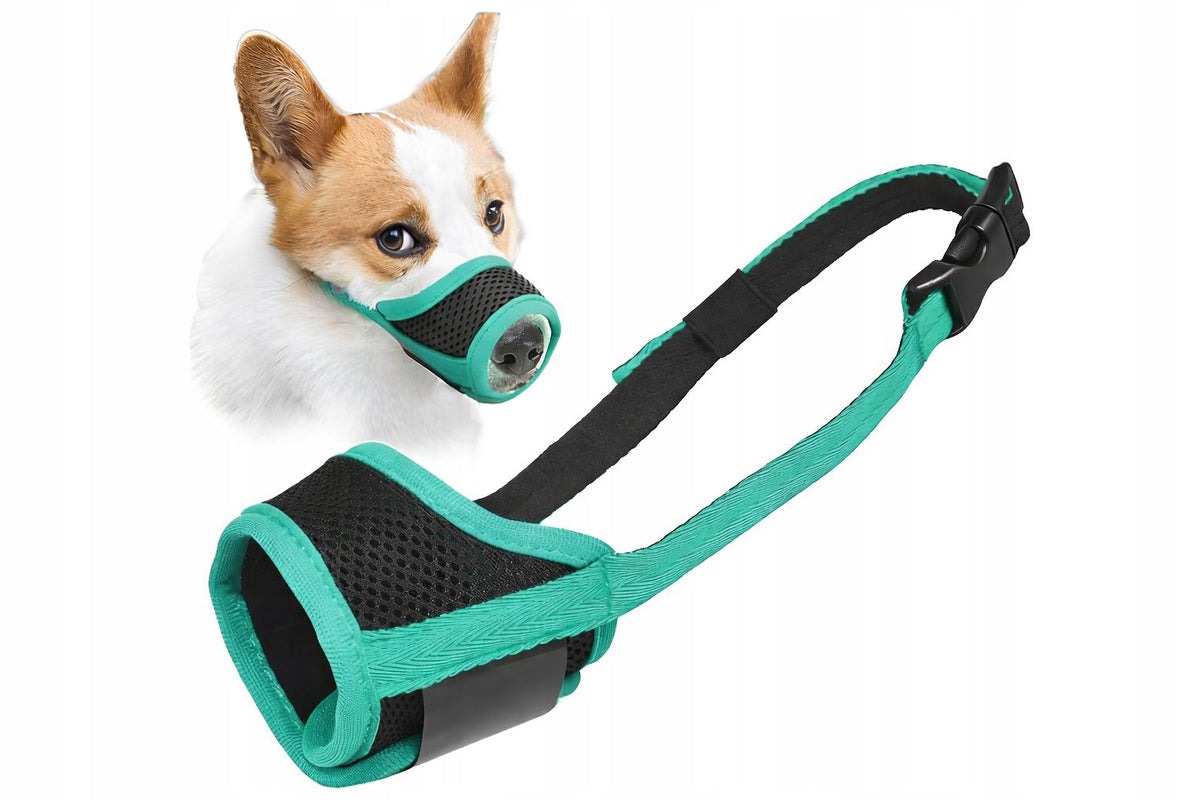 DOG MUZZLE ADJUSTABLE BREATHABLE AAED