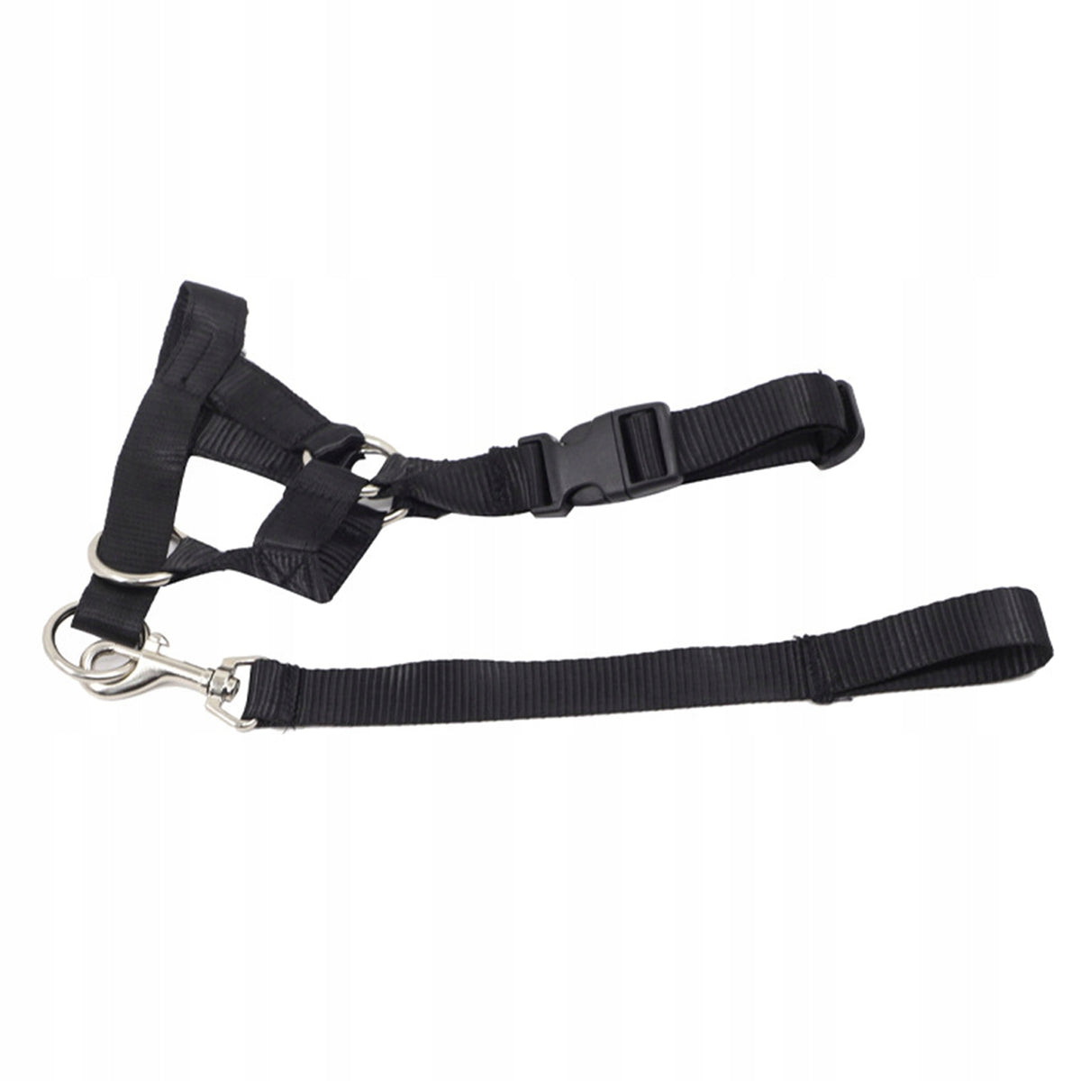 DOG MUZZLE ADJUSTABLE WITH TOW ROPE COLLAR WITH HEAD KANTAR S