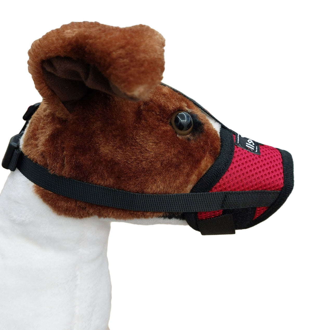 DOG MUZZLE BREATHABLE FABRIC SMALL RATLER PINCZER YORK XS