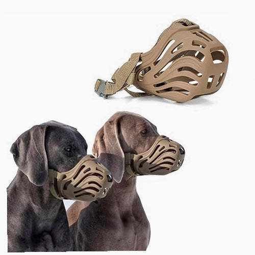 DOG MUZZLE MODERN XL VENTILATED SAFE WALKS HOME