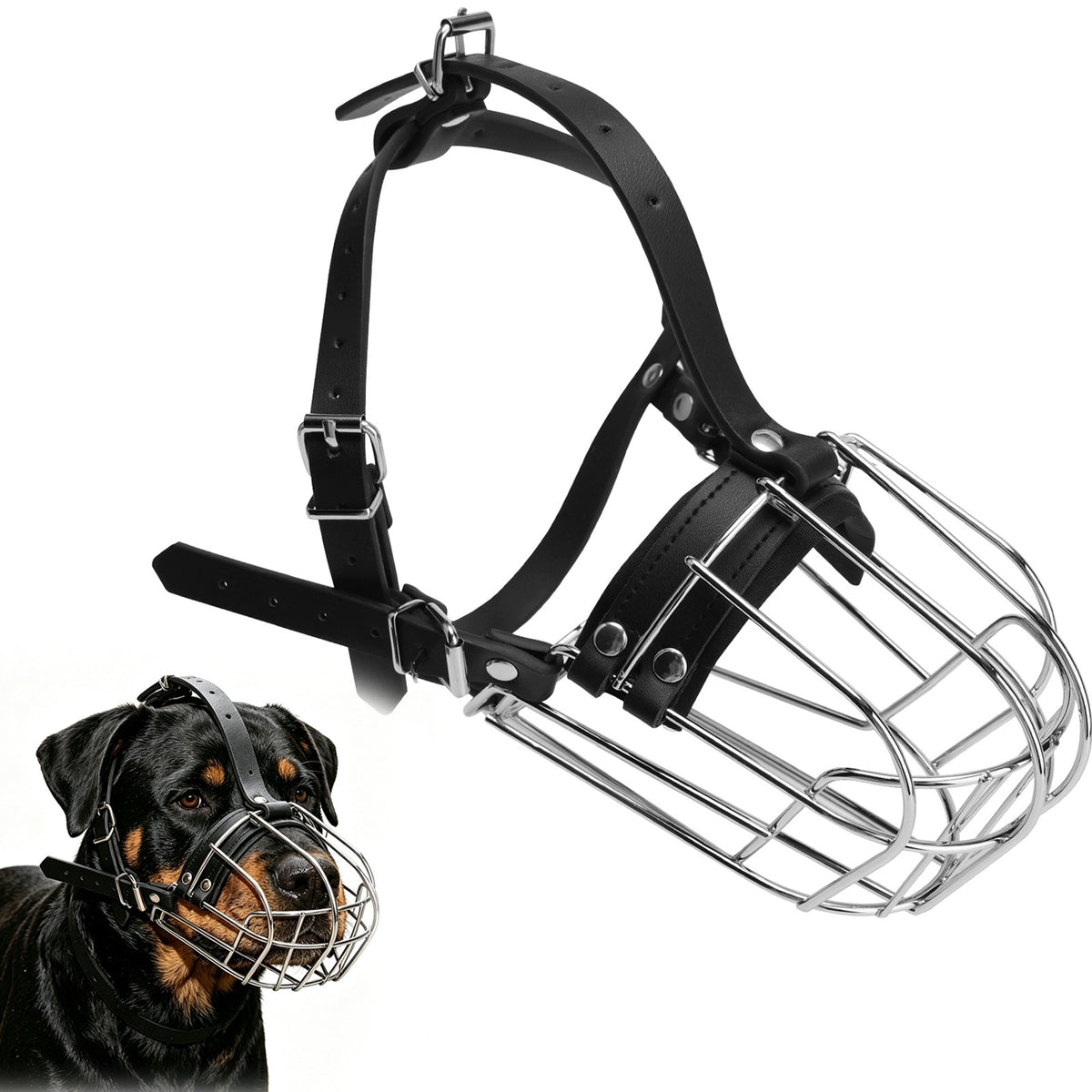 DOG MUZZLE PLASTIC LARGE BLACK PHYSIOLOGICAL ADJUSTABLE COMFORTABLE
