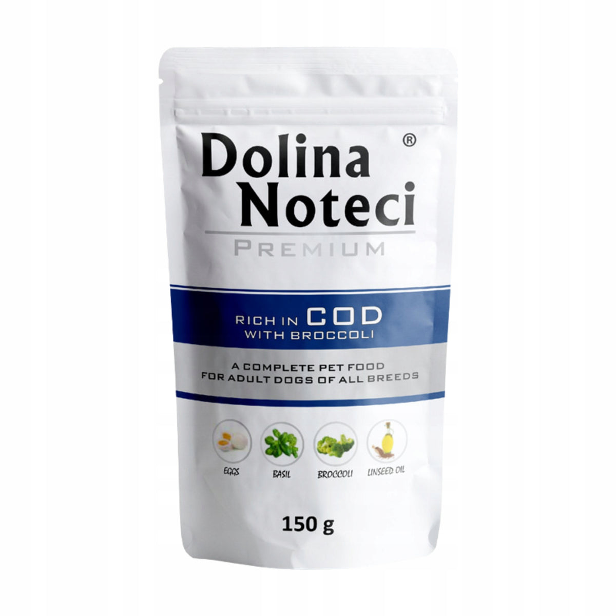 DOLINA NOTECI Premium Dog Food Cod 150g Packaging status original