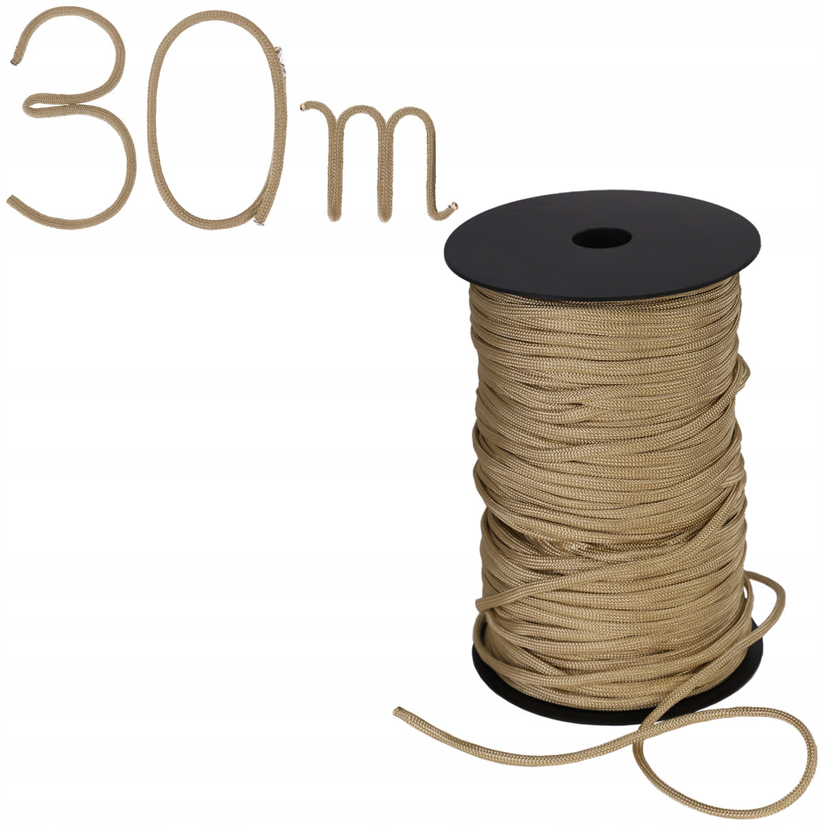 DOMINATOR ROPE LINA PARACORD NYLON COYOTE 30mb.