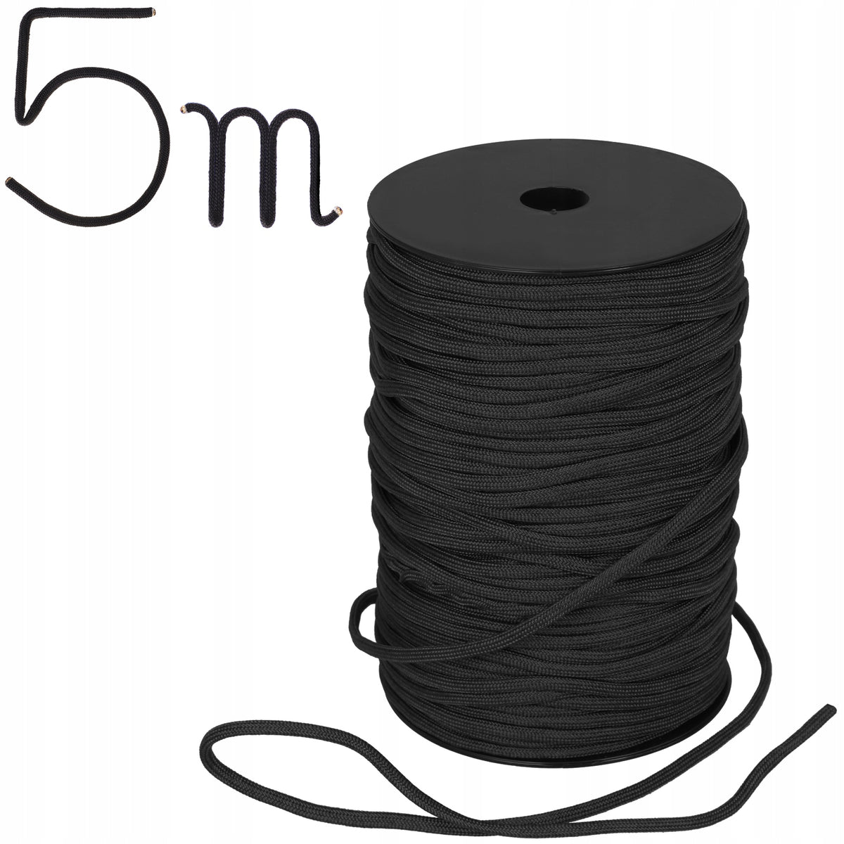 DOMINATOR ROPE PARACORD NYLON BLACK 5mb.