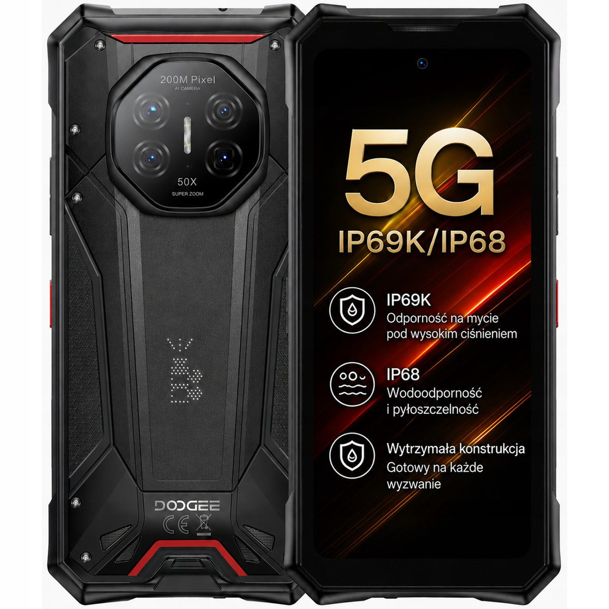 DOOGEE S300 Pro Černá