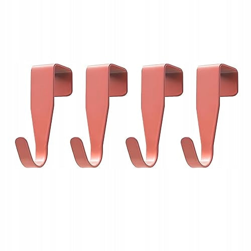 DOOR HOOKS BLUE HANGERS CLOTHES SET OF 4 PCS FOR HOME Brand no brand