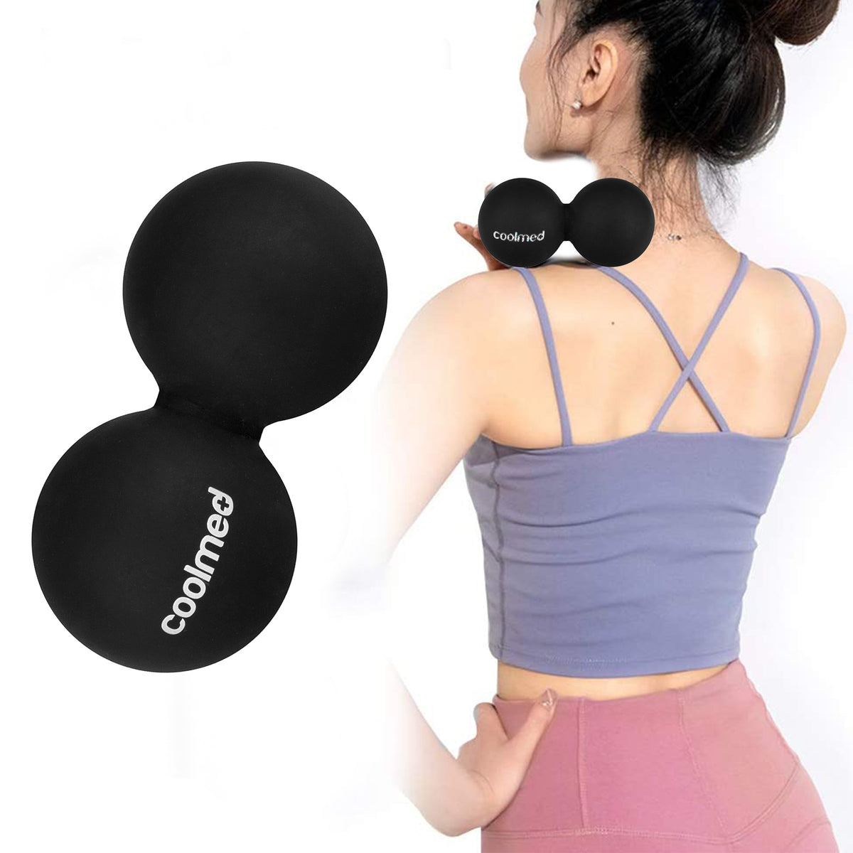 DOUBLE MASSAGE BALL LACROSSE CROSSFIT ROLLER