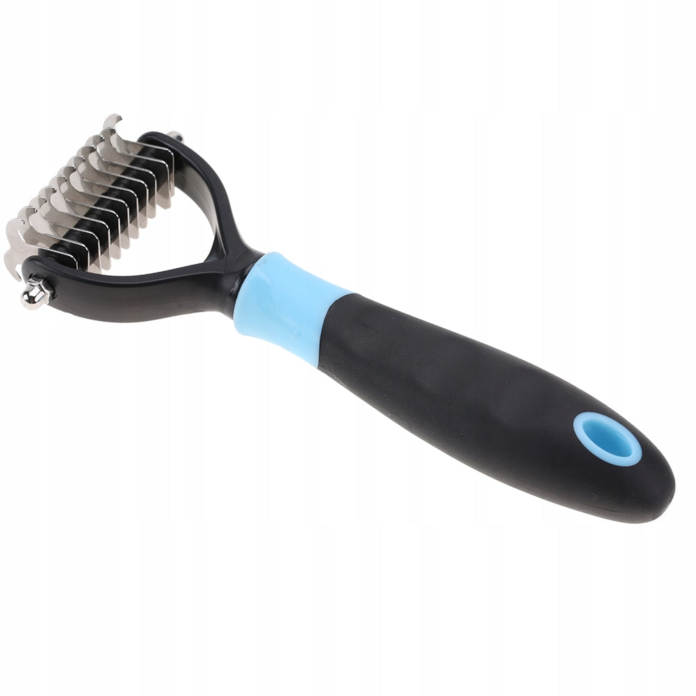 DOUBLE-SIDED COMB FOR COMBING ANIMALS TO REMOVE TANGLED DOG HAIR