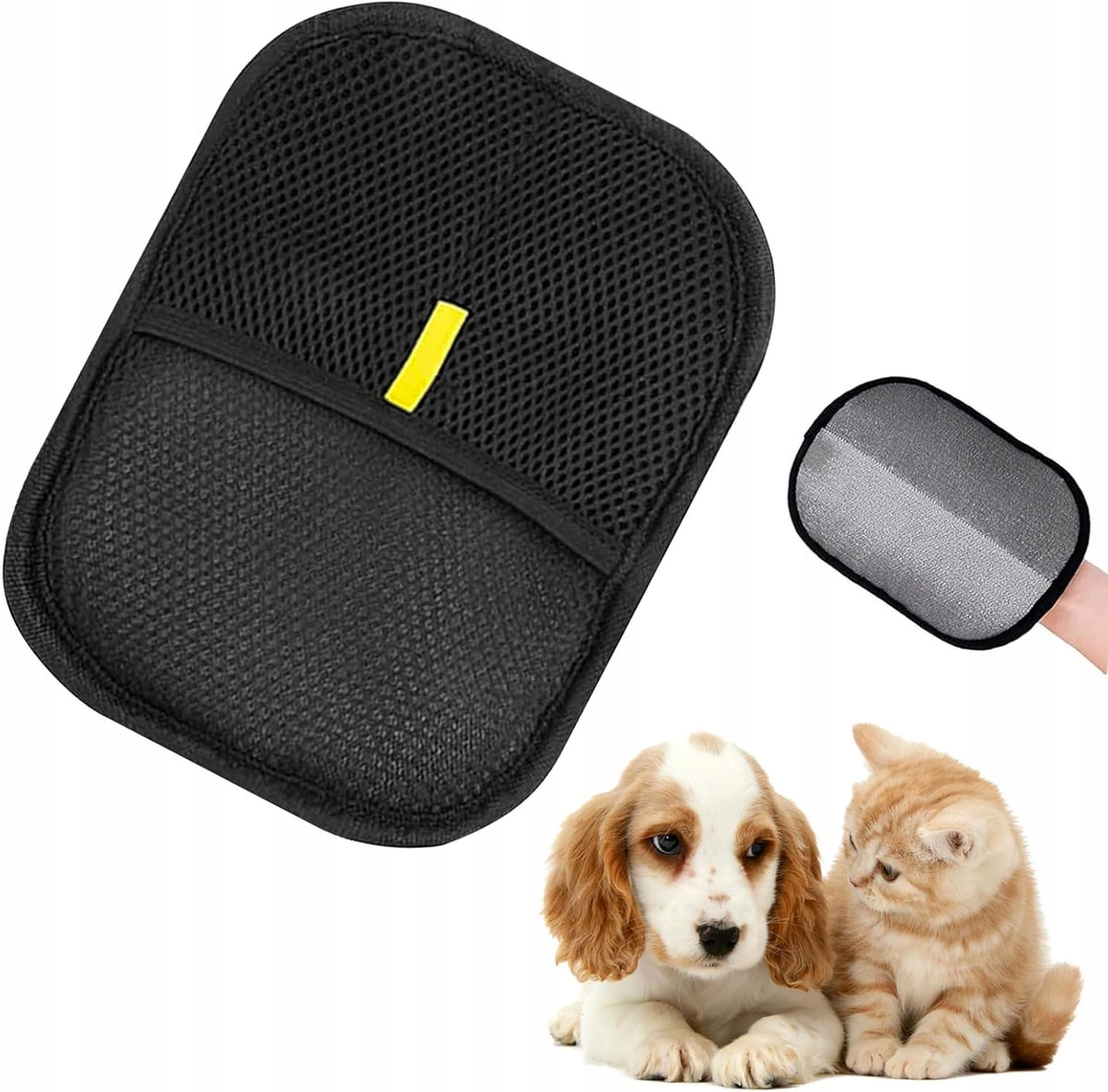 DOUBLE-SIDED GLOVES FOR REMOVING HAIR FROM PETS