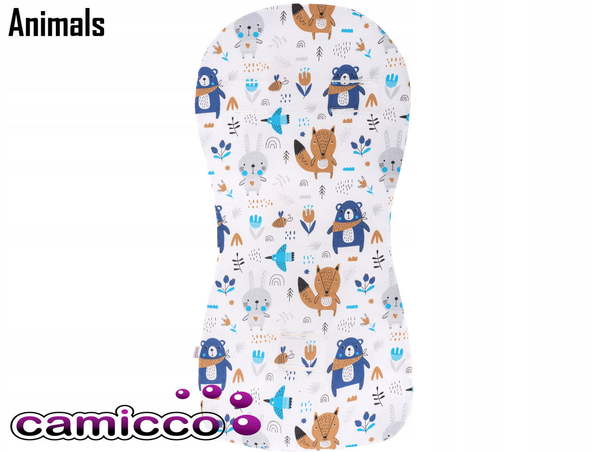 DOUBLE-SIDED INSERT for stroller COTTON stroller inserts CAMICCO Brand Camicco