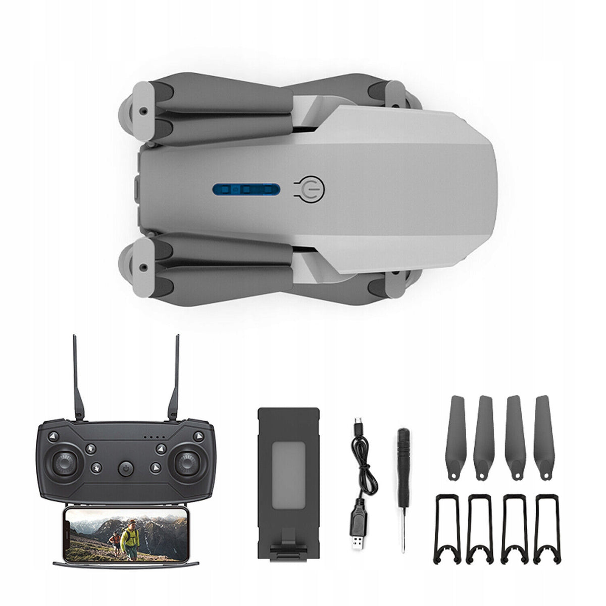 DRONE, FOUR-AXIS 4K HD FOLDING REMOTE AIRCRAFT