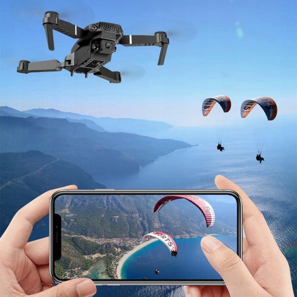 DRONE WITH CAMERA 4K WIFI FPV FLYING AT NIGHT HOVER 100M RANGE PERFECT GIFT Packaging status original