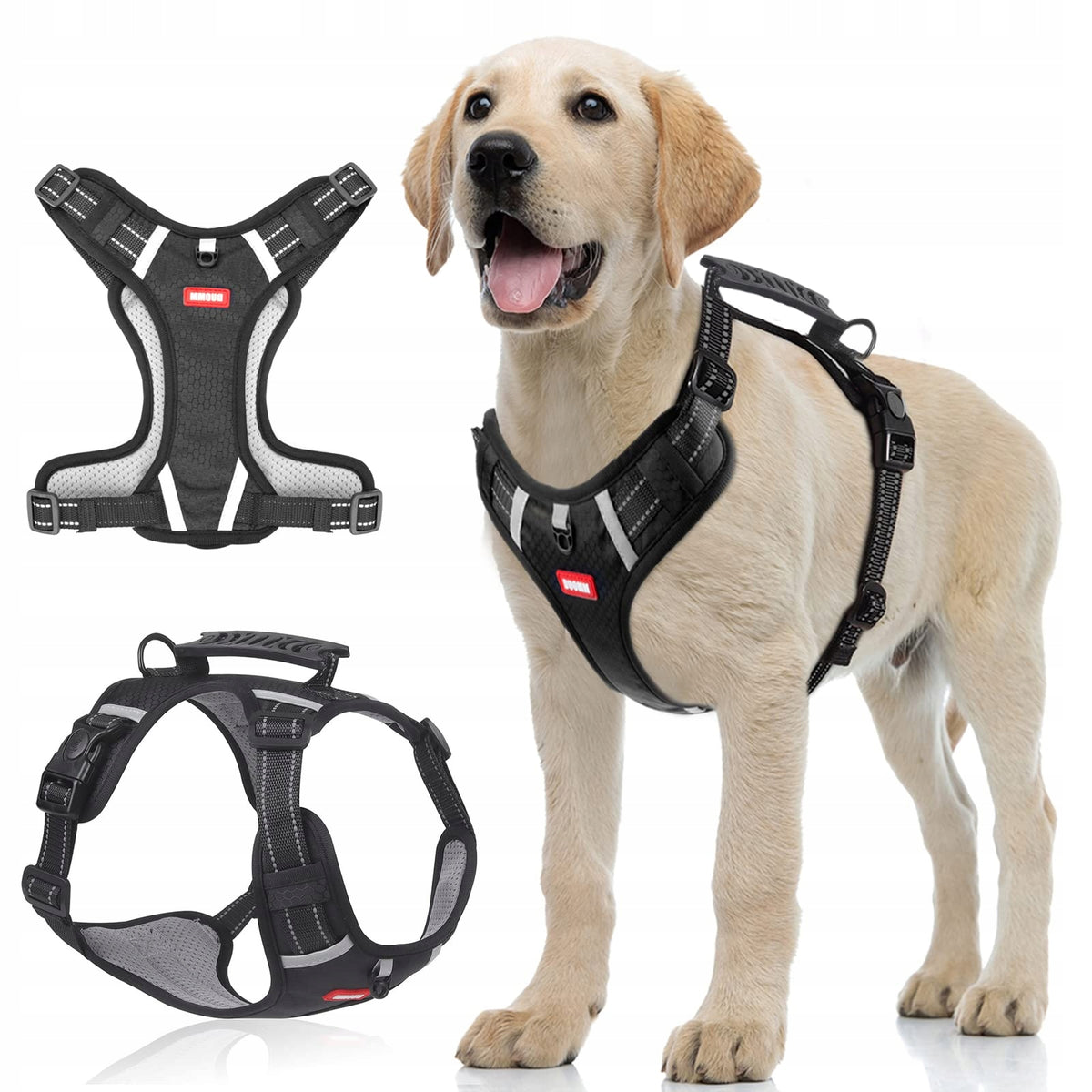 DUOMM HARNESS for small dog without compression S with reflective.