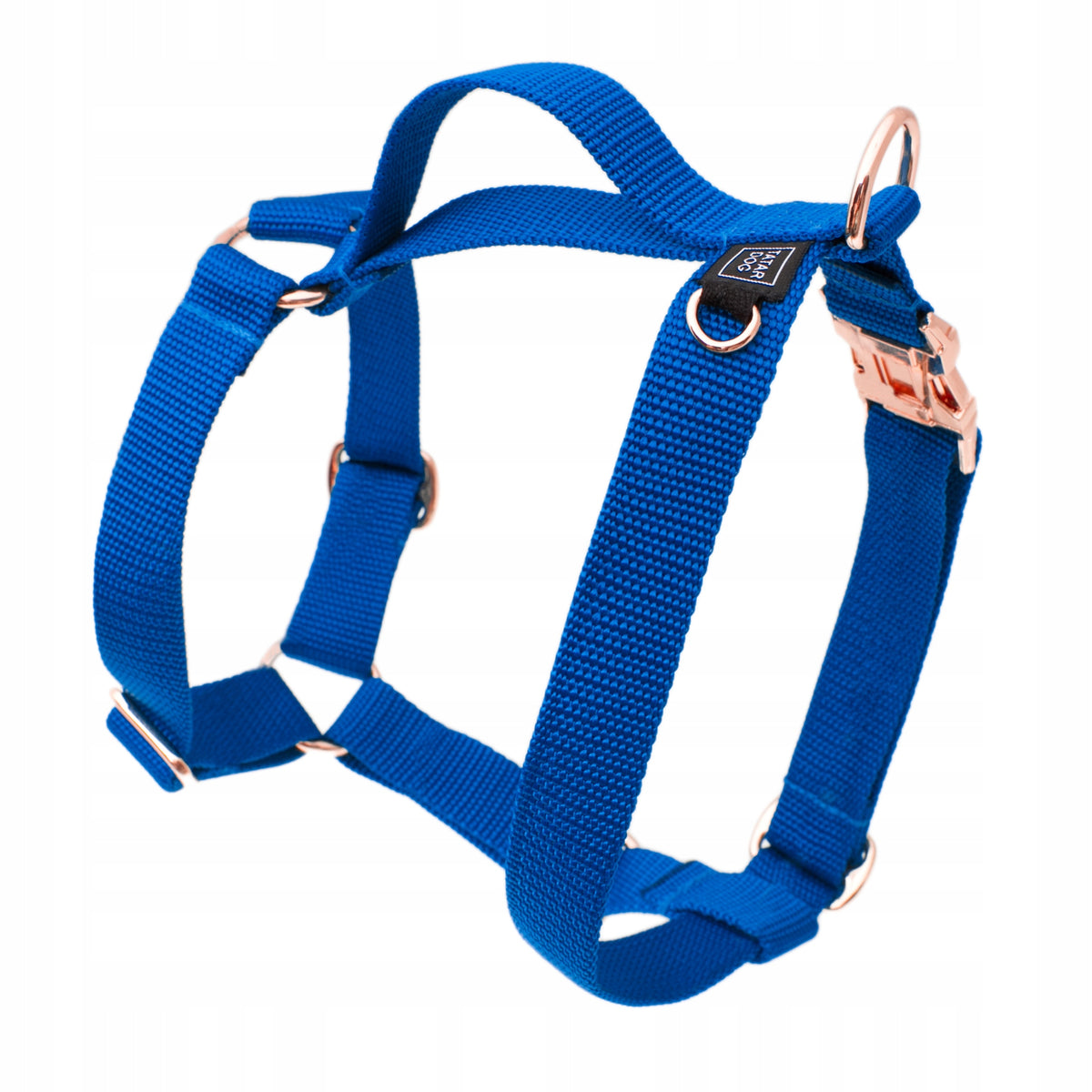DURABLE dog HARNESS with handle BLUE L