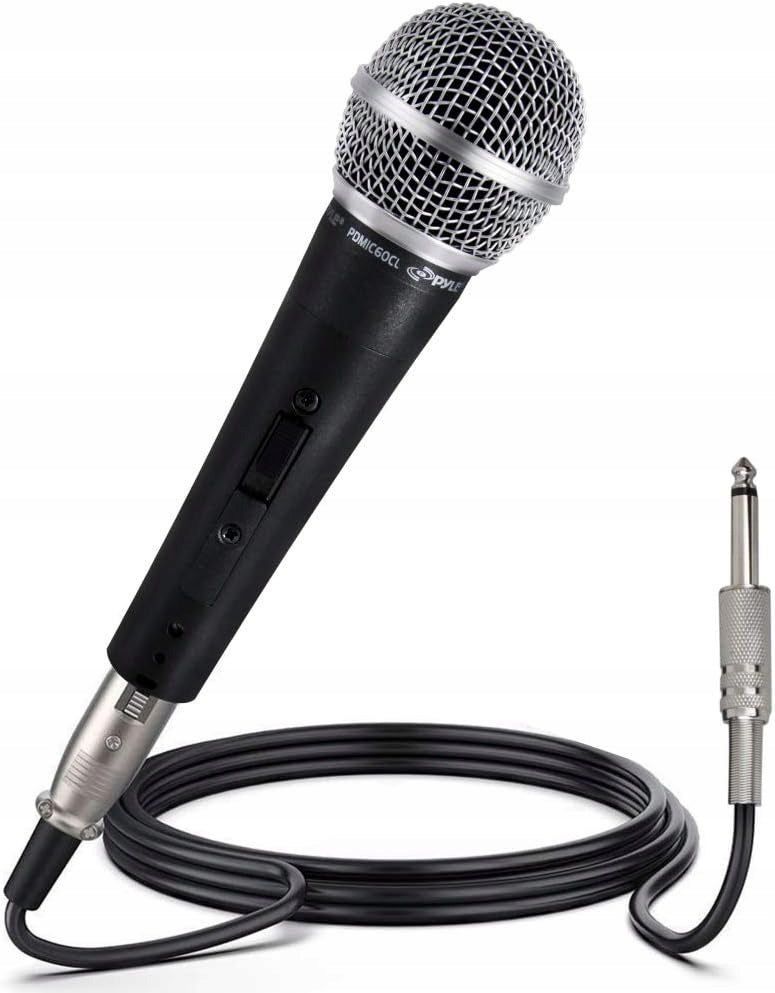 DYNAMIC VOCAL MICROPHONE PROFESSIONAL CABLE PYLE USA