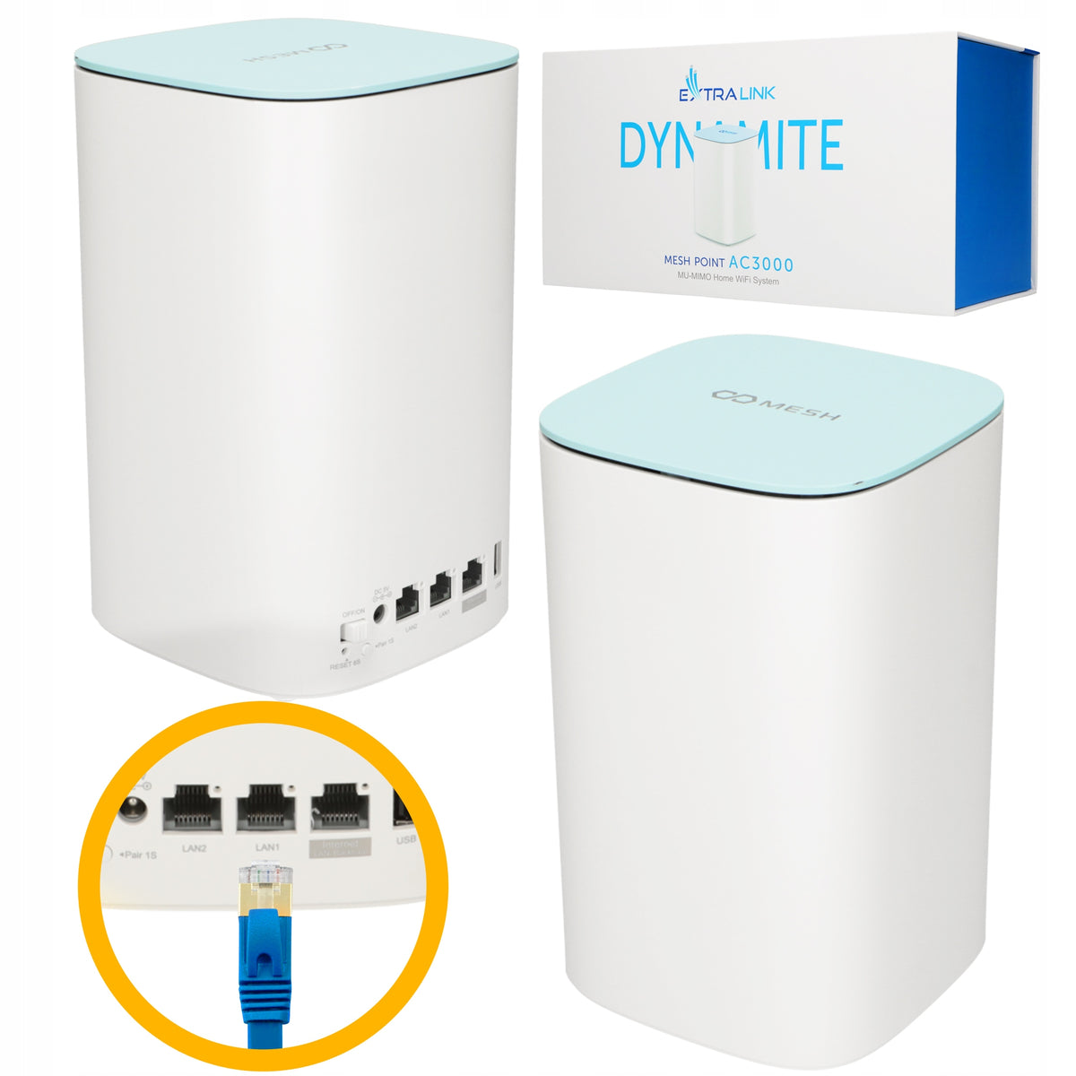 Deco M4 MESH Dynamite C31 AC3000 Home Router